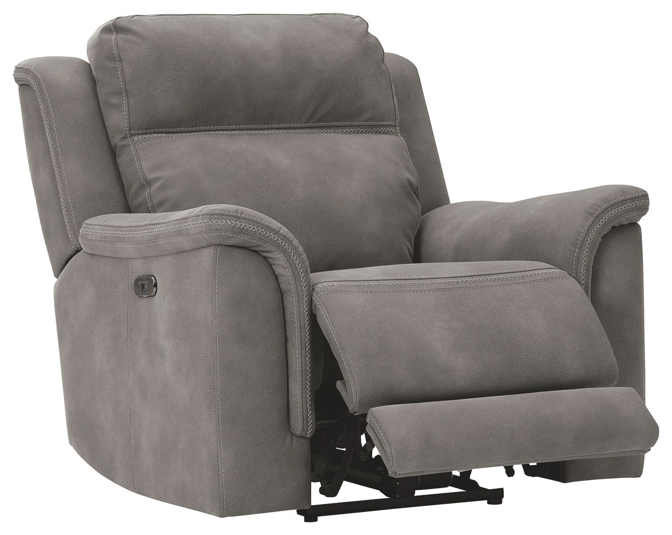 Next-gen - Slate - Power Recliner With Adj Headrest - Image 2