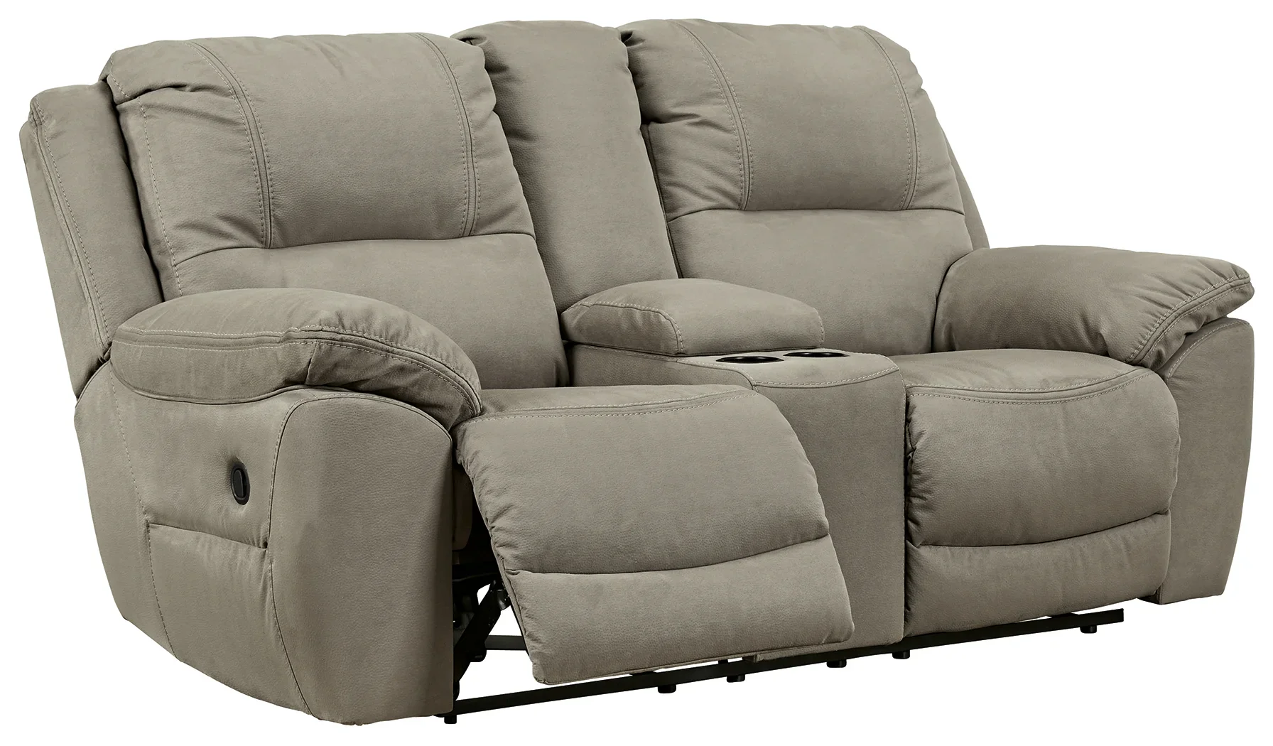 Next-gen - Putty - Dbl Rec Loveseat W/Console - Image 2