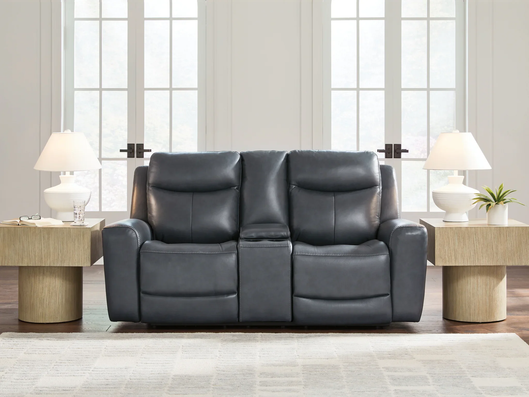 Next Move - Admiral - Power Reclining Loveseat With Console / Adjustable Headrest - Image 2