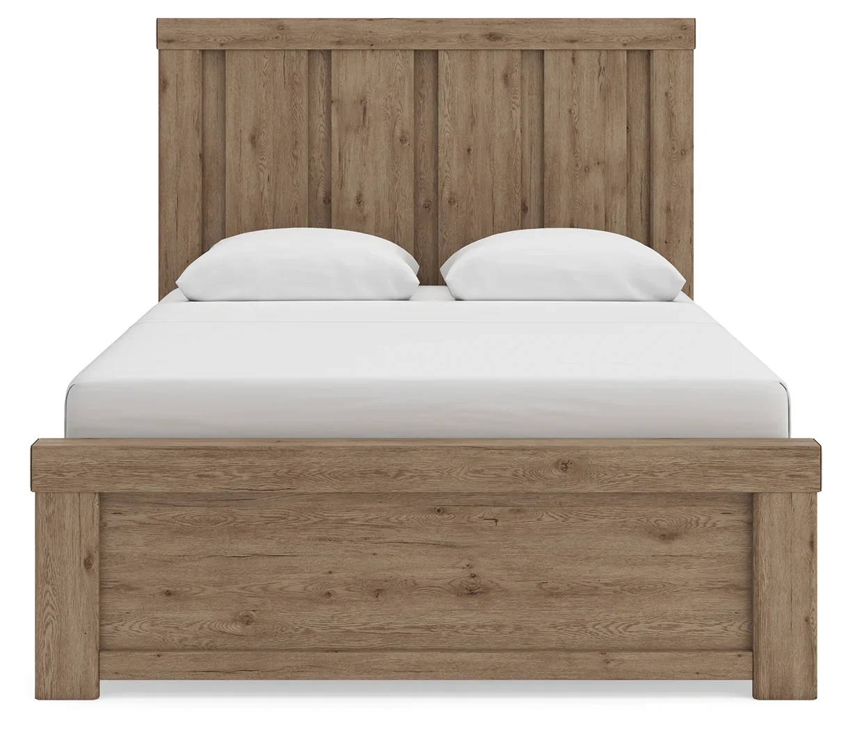 Oliandon - Queen Panel Bed - Light Brown - Image 5