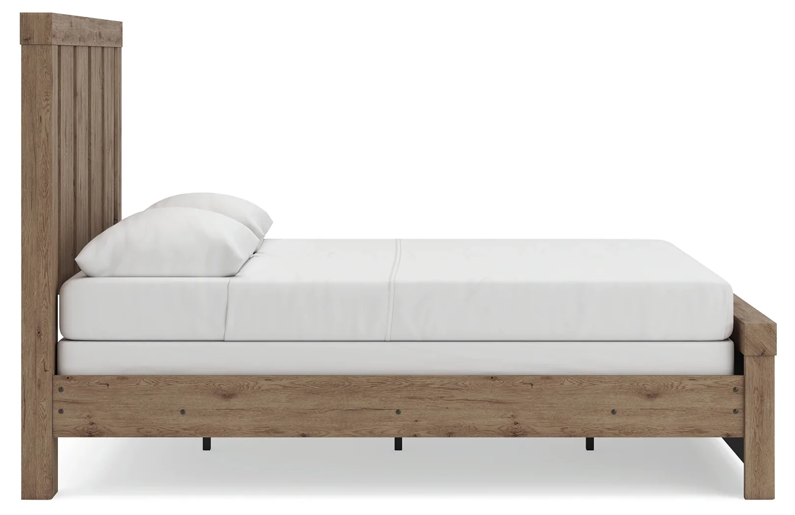 Oliandon - Queen Panel Bed - Light Brown - Image 8
