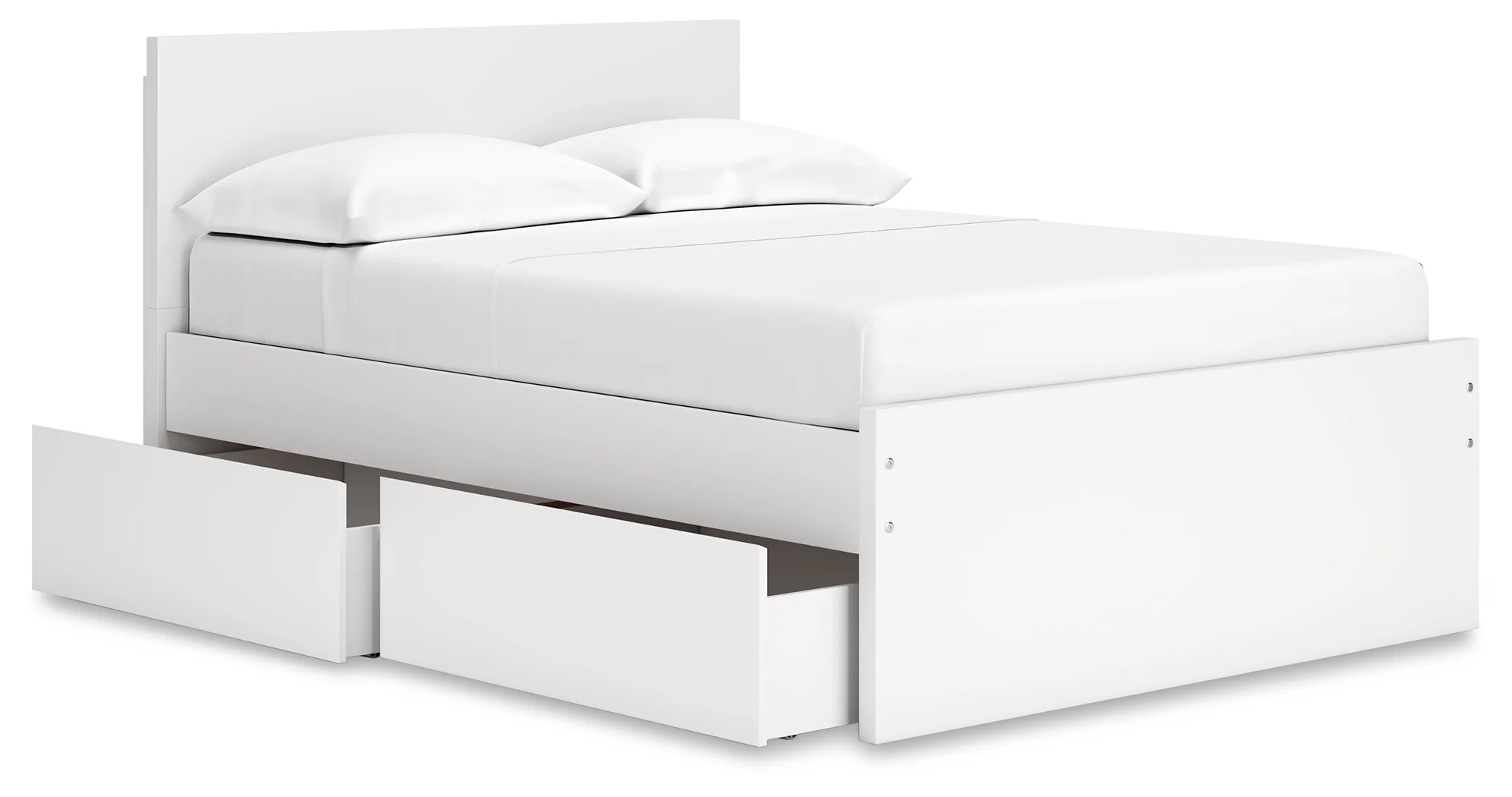 Onita - White - Full Panel Platform Bed With 2 Side Storage - Image 4
