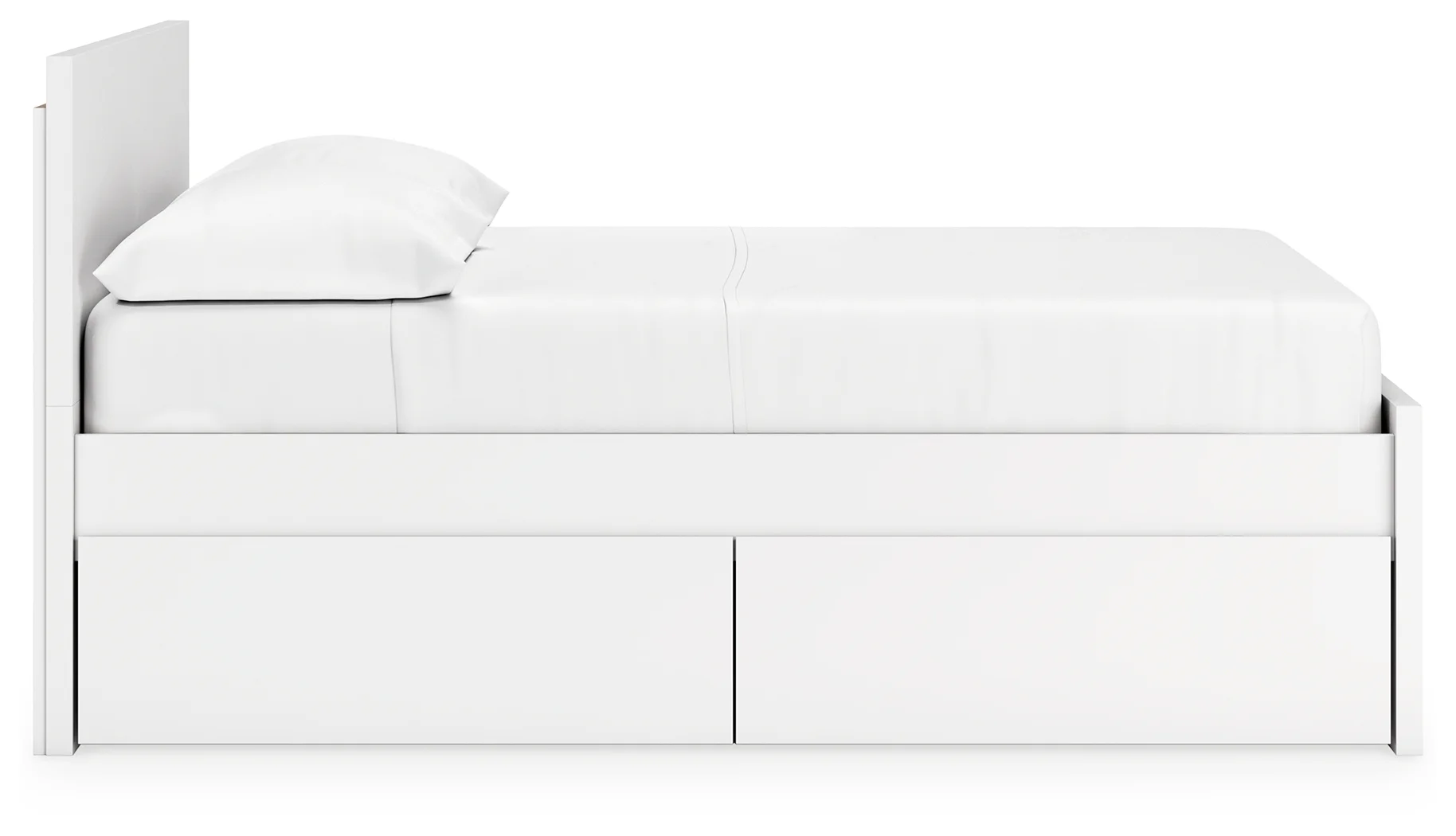 Onita - White - Full Panel Platform Bed With 2 Side Storage - Image 8