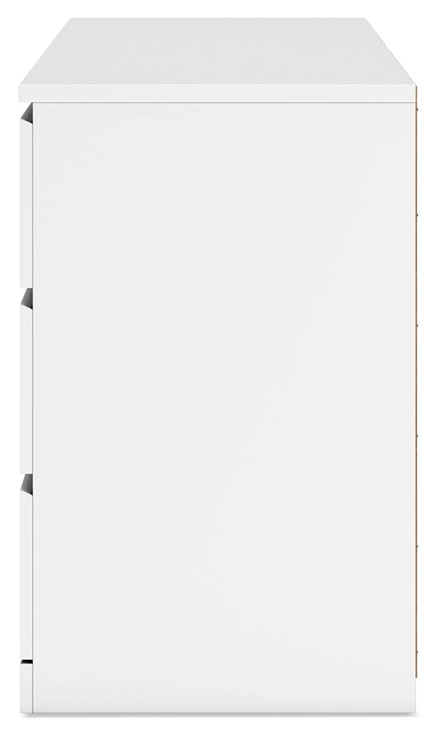 Onita - White - Six Drawer Dresser - Image 6