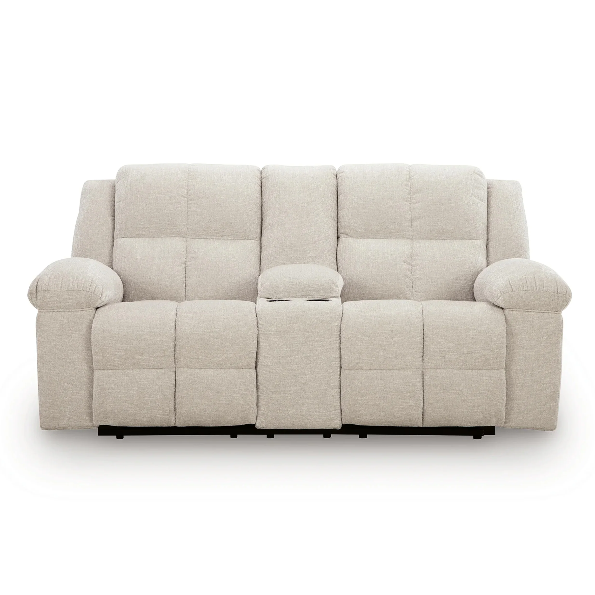 Orlen - Double Reclining Loveseat With Console - Winter