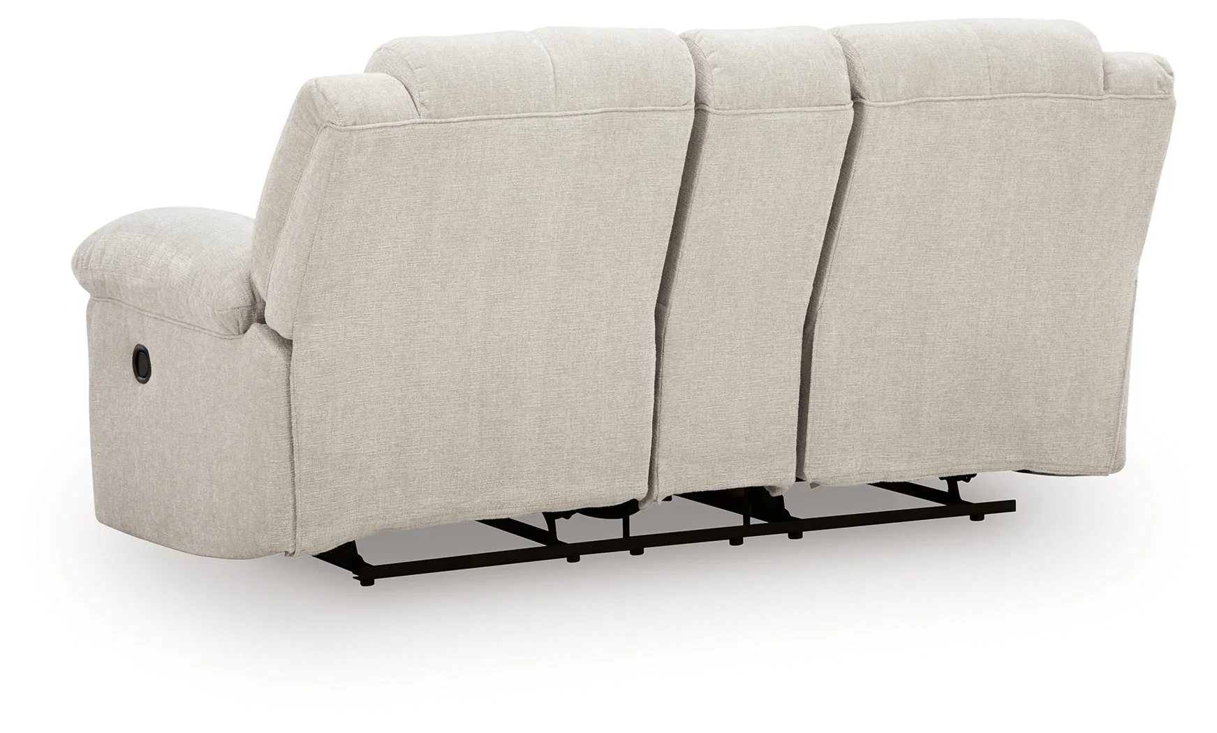 Orlen - Double Reclining Loveseat With Console - Winter - Image 4