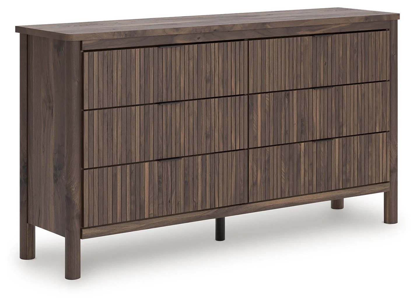 Pamytta - Brown - Six Drawer Dresser - Image 3