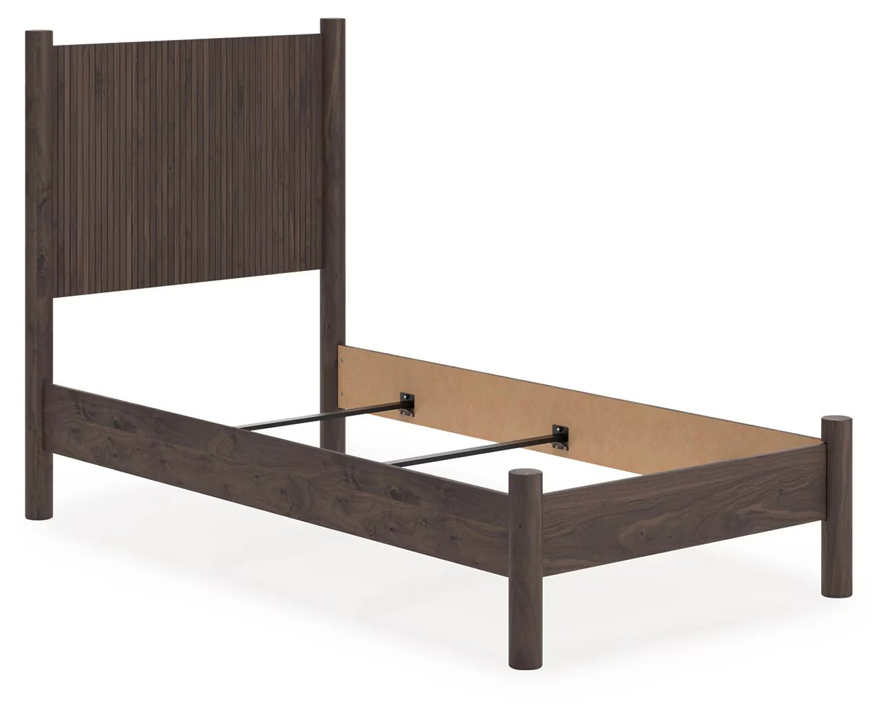 Pamytta - Brown - Twin Panel Bed - Image 2