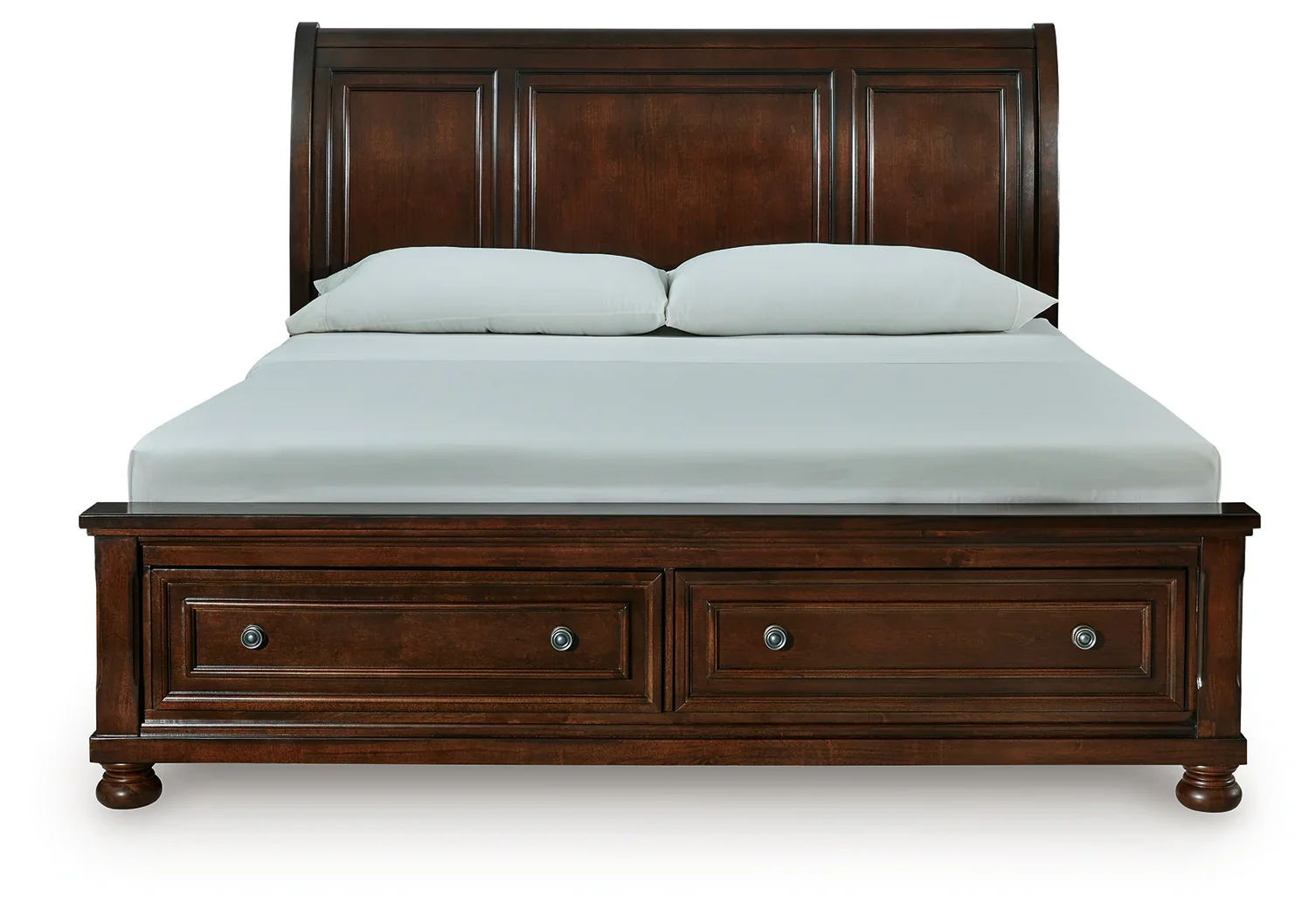 Porter - Rustic Brown - King Sleigh Storage Bed - Image 4