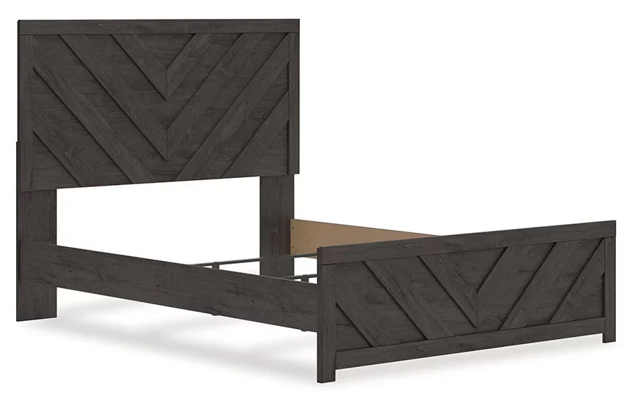 Prendonea - Charcoal - Queen Panel Bed - Image 4