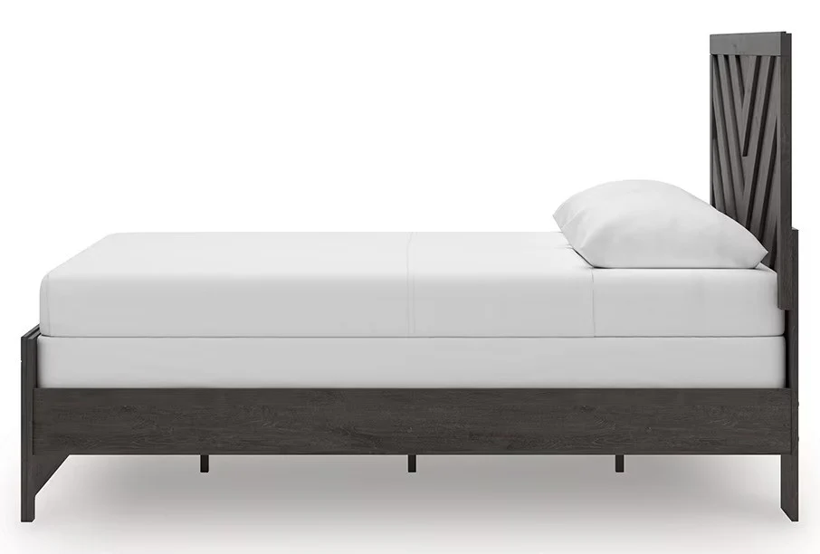 Prendonea - Charcoal - Queen Panel Bed - Image 7