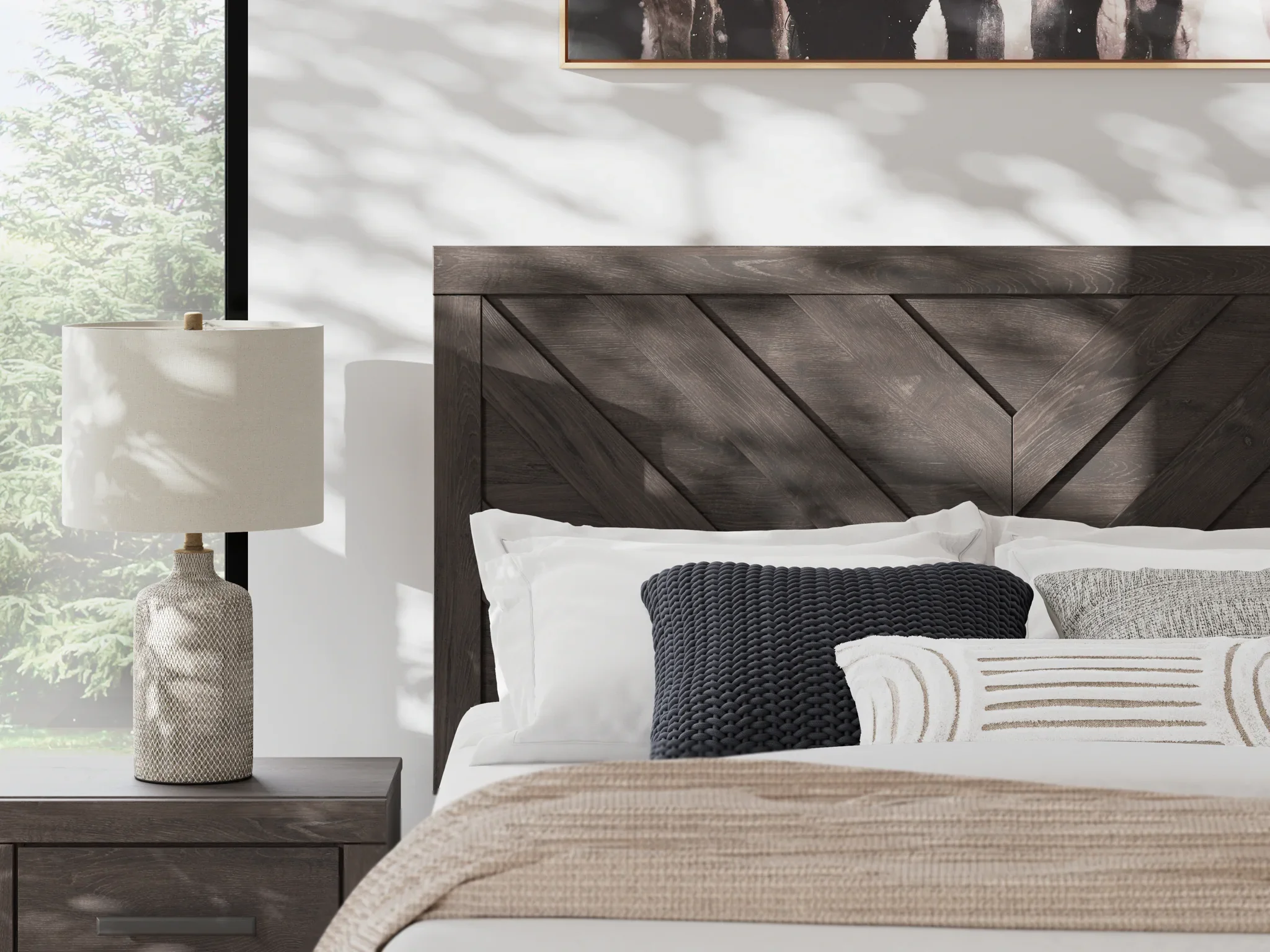 Prendonea - Charcoal - Queen Panel Bed - Image 8