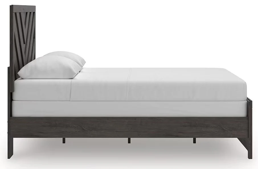 Prendonea - Charcoal - Queen Panel Bed - Image 9