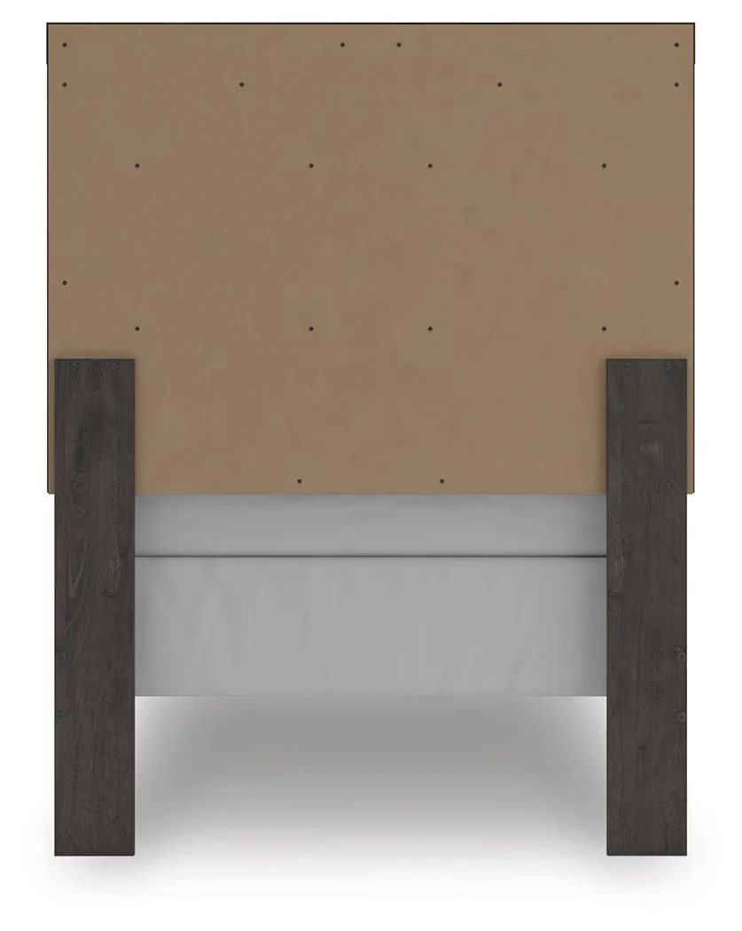 Prendonea - Charcoal - Twin Panel Bed - Image 6