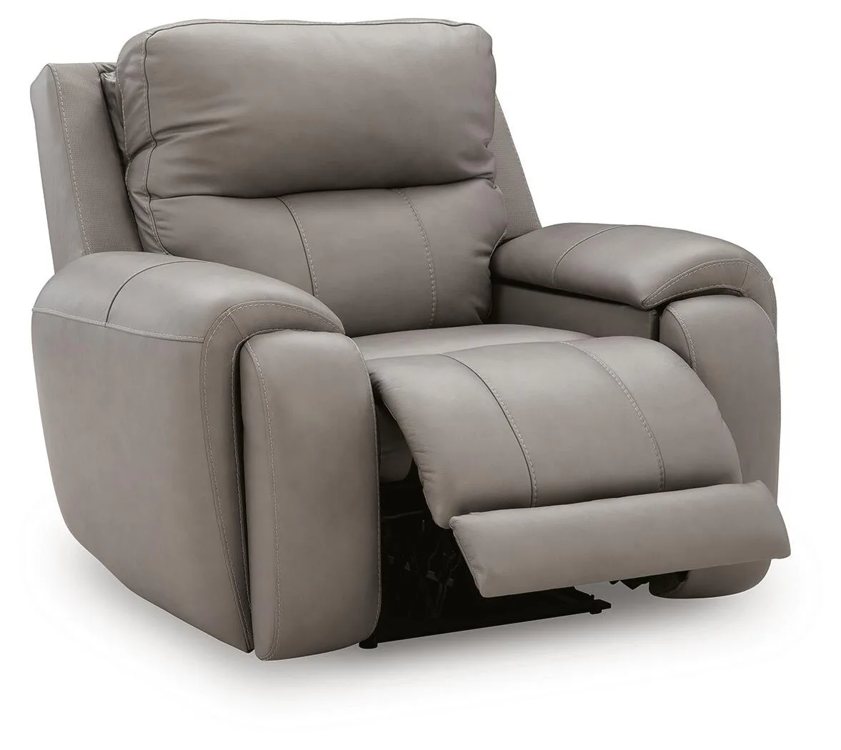 Real Moments - Power Recliner With Audio Seating - Ash - Image 3
