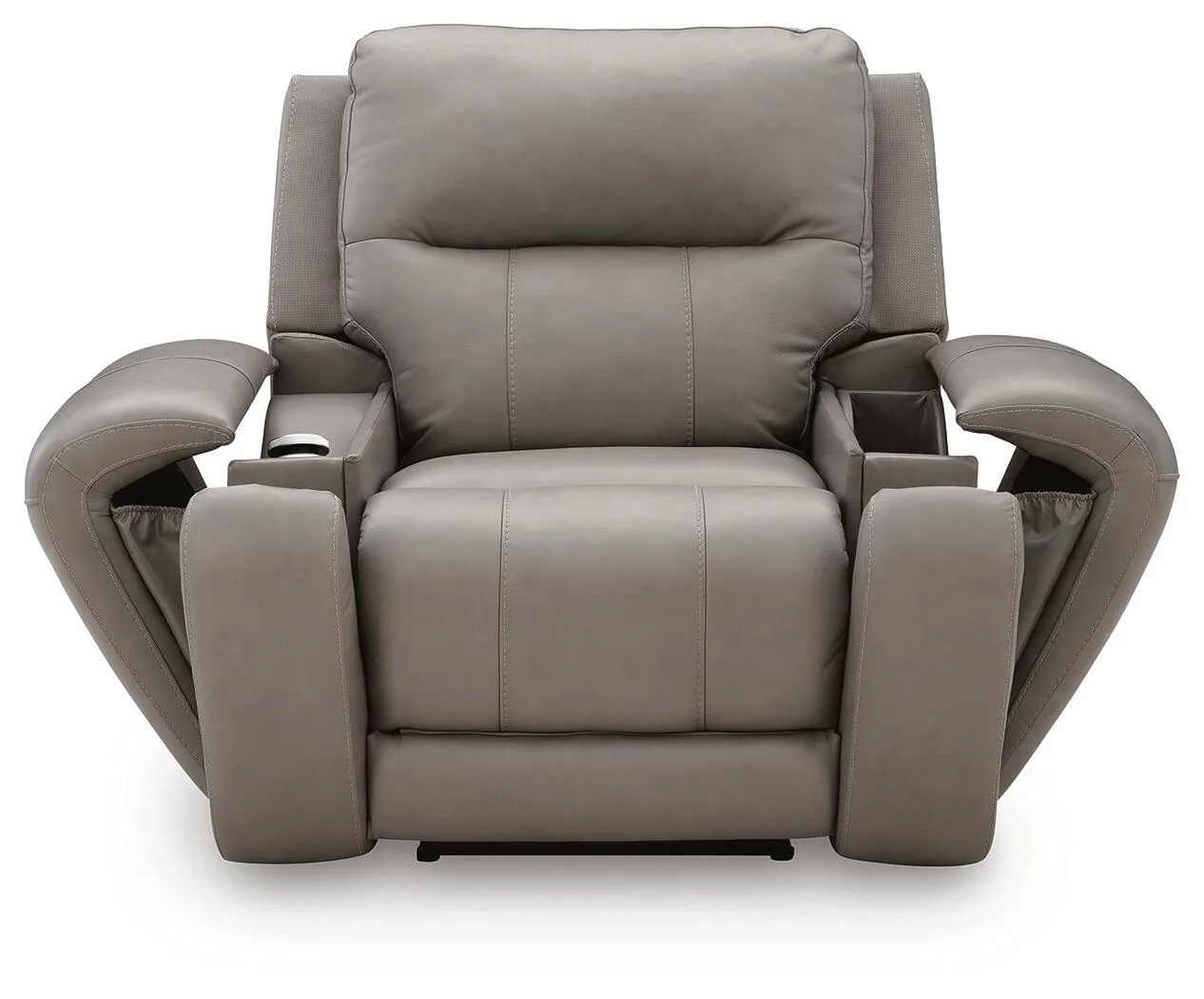 Real Moments - Power Recliner With Audio Seating - Ash - Image 4