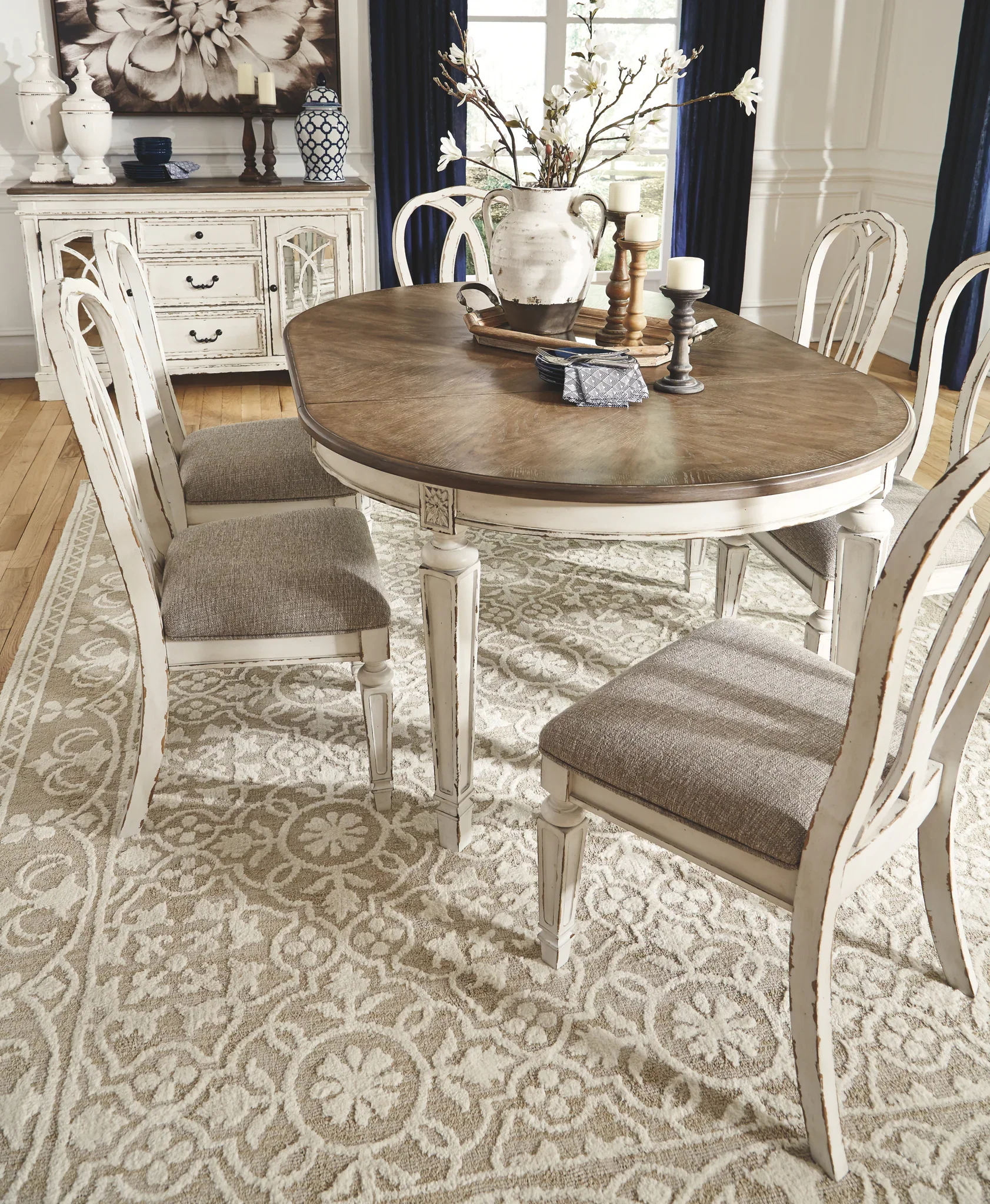 Realyn - Chipped White - Dining Uph Side Chair (Set of 2) - Ribbonback - Image 8