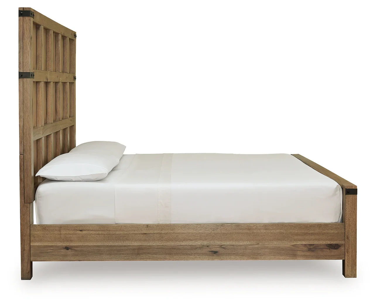 Ridgester - King Panel Bed - Light Brown - Image 5