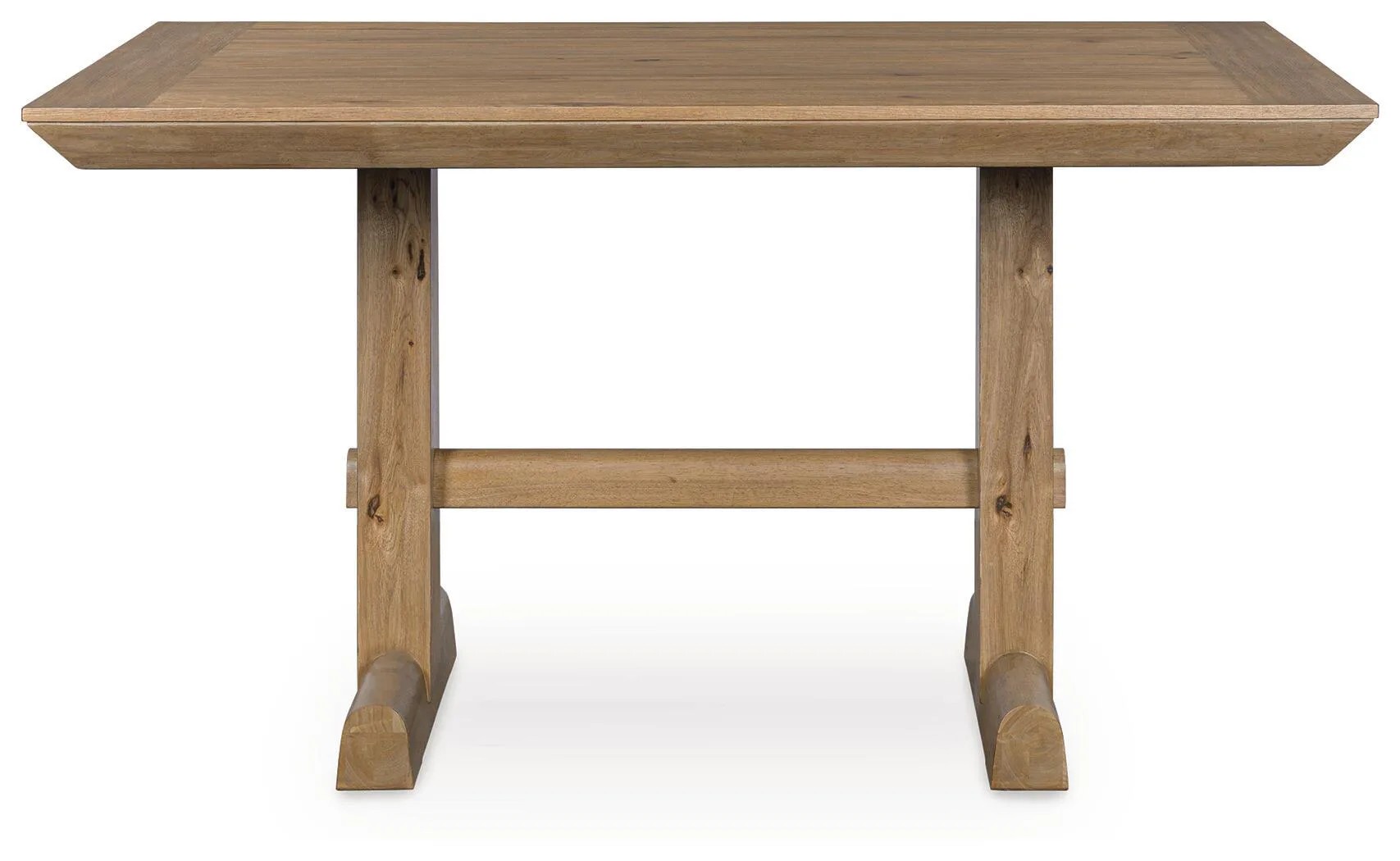 Ridgester - Rectangular Dining Room Counter Table - Light Brown - Image 3