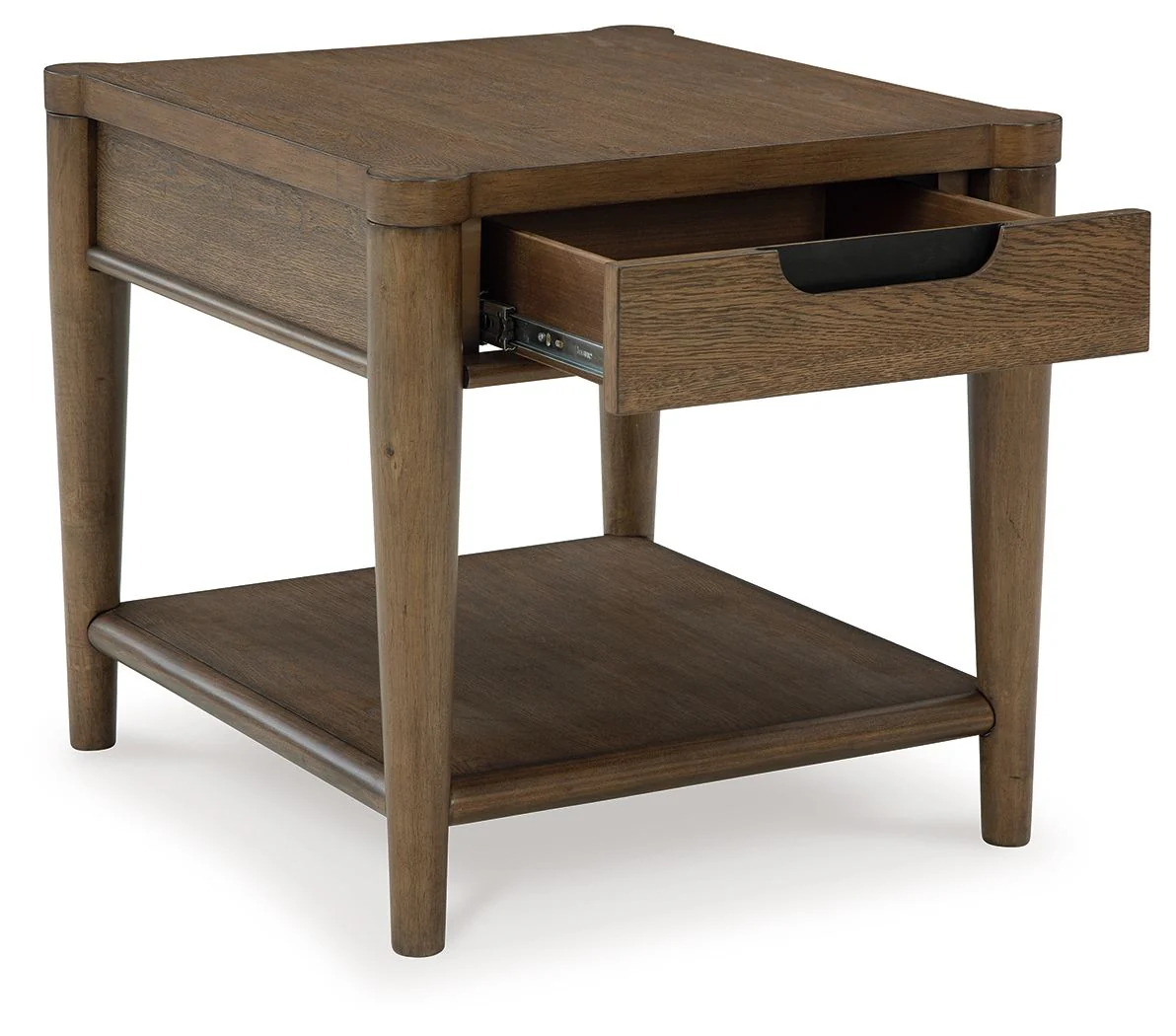 Roanhowe - Brown - Rectangular End Table - Image 3
