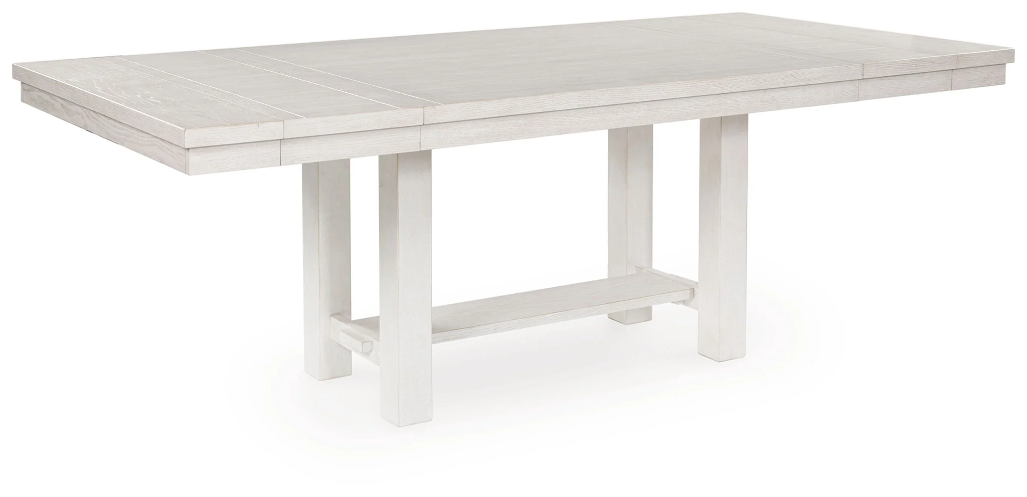 Robbinsdale - Antique White - 7 Pc. - Rectangular Dining Room Extension Table, 4 Upholstered Side Chairs, Bench, Server - Image 2