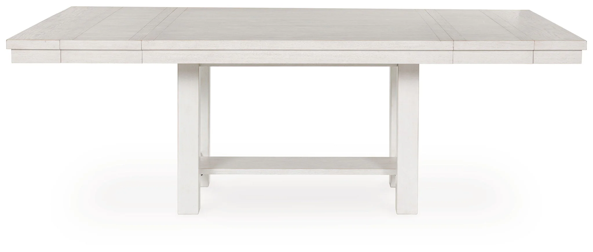 Robbinsdale - Antique White - 7 Pc. - Rectangular Dining Room Extension Table, 4 Upholstered Side Chairs, Bench, Server - Image 3