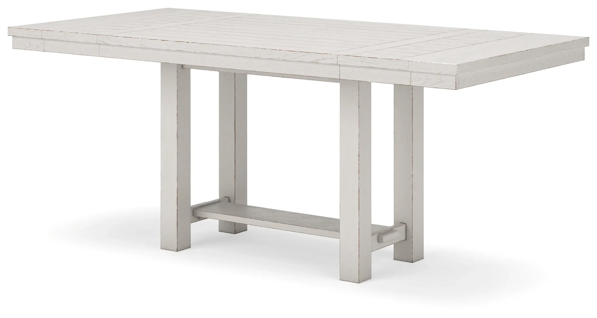 Robbinsdale - Antique White - 8 Pc. - Rectangular Counter Height Dining Extension Table, 6 Barstools, Server - Image 3