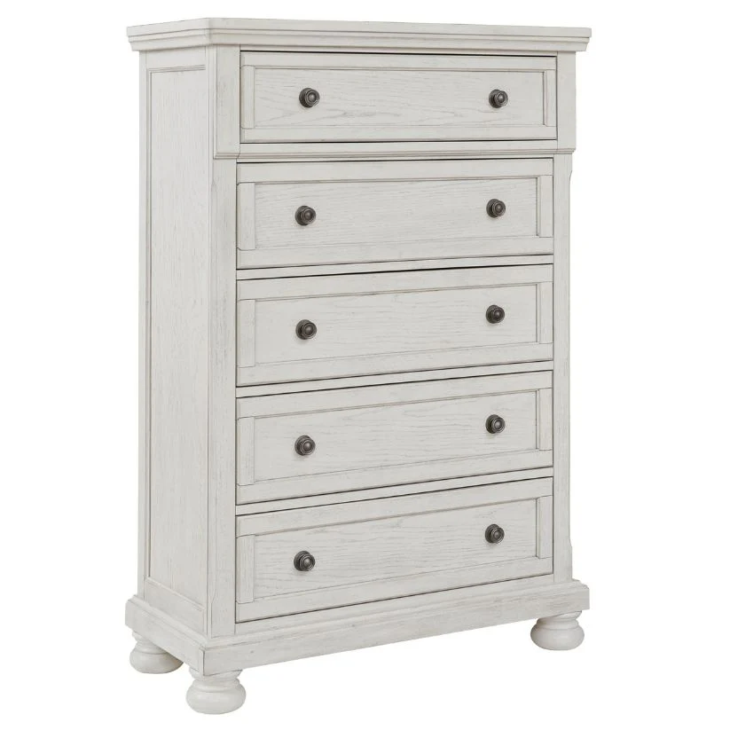 Robbinsdale - Antique White - Five Drawer Chest