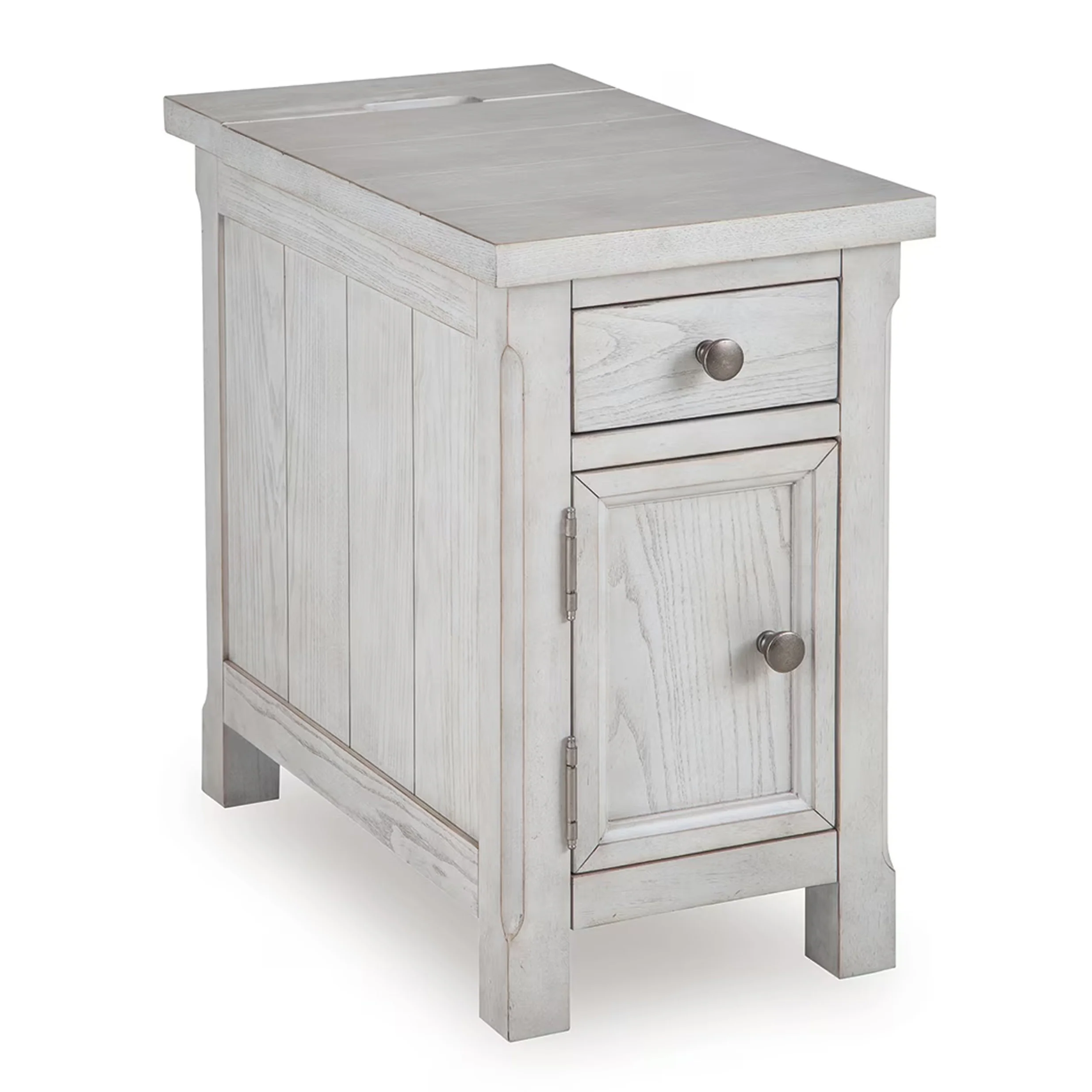 Robbinsdale - Chair Side End Table - Antique White