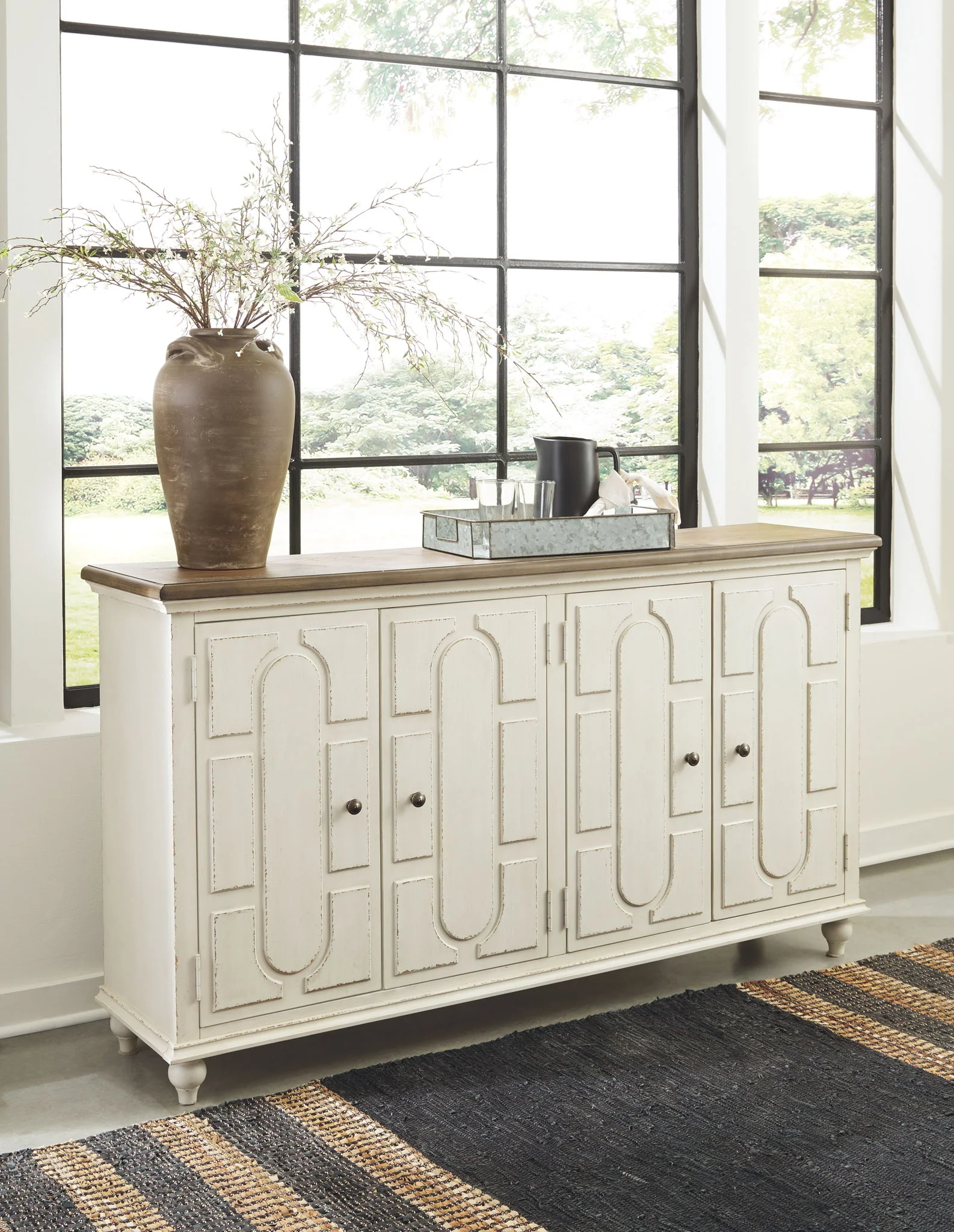 Roranville - Antique White - Accent Cabinet - Image 2