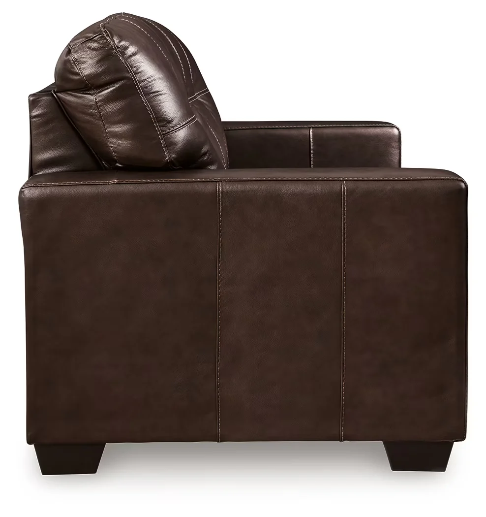 Santorine - Dark Brown - Loveseat - Image 3