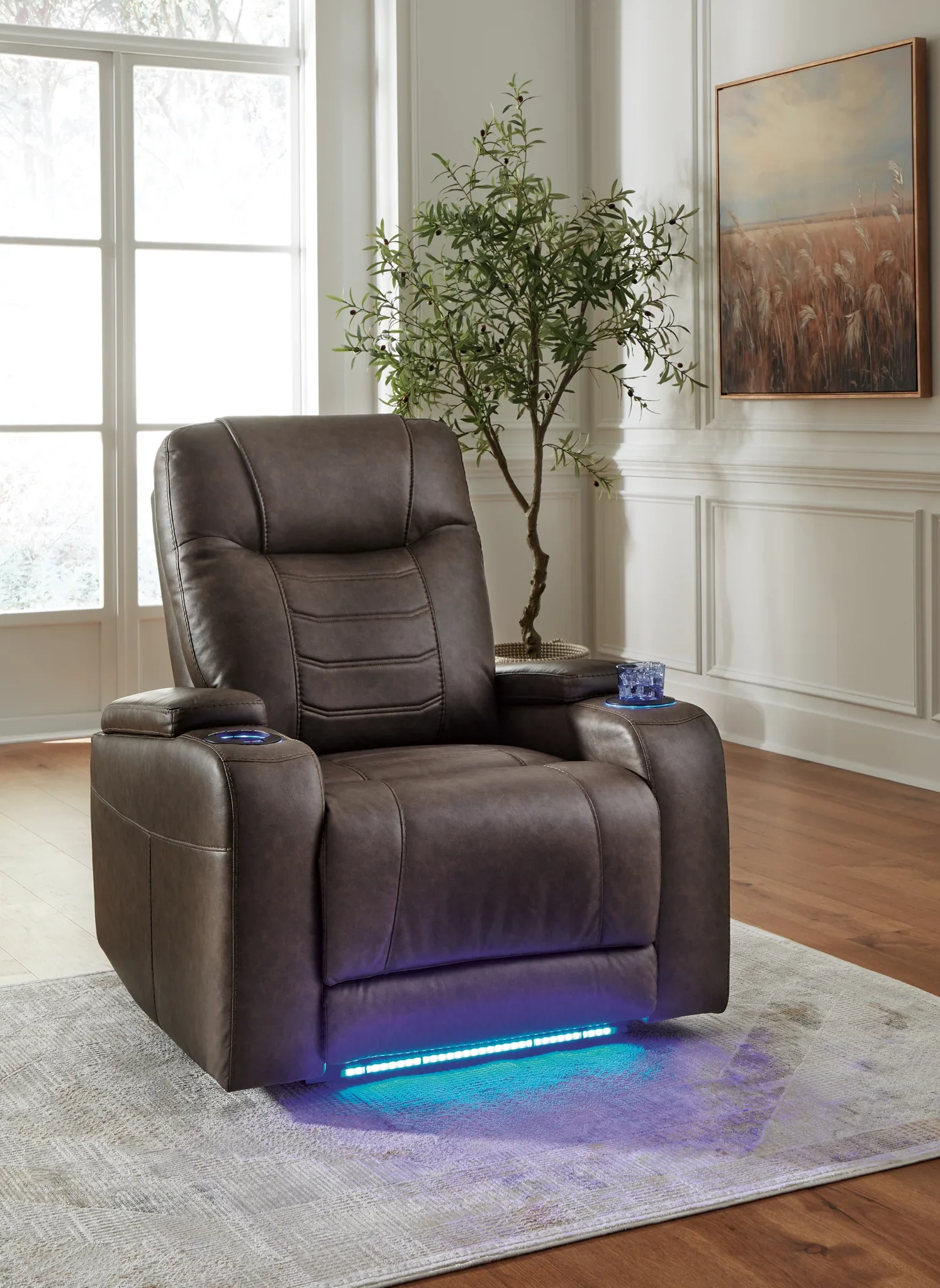 Schooner Rocks - Umber - Power Recliner / Adj Headrest - Image 2