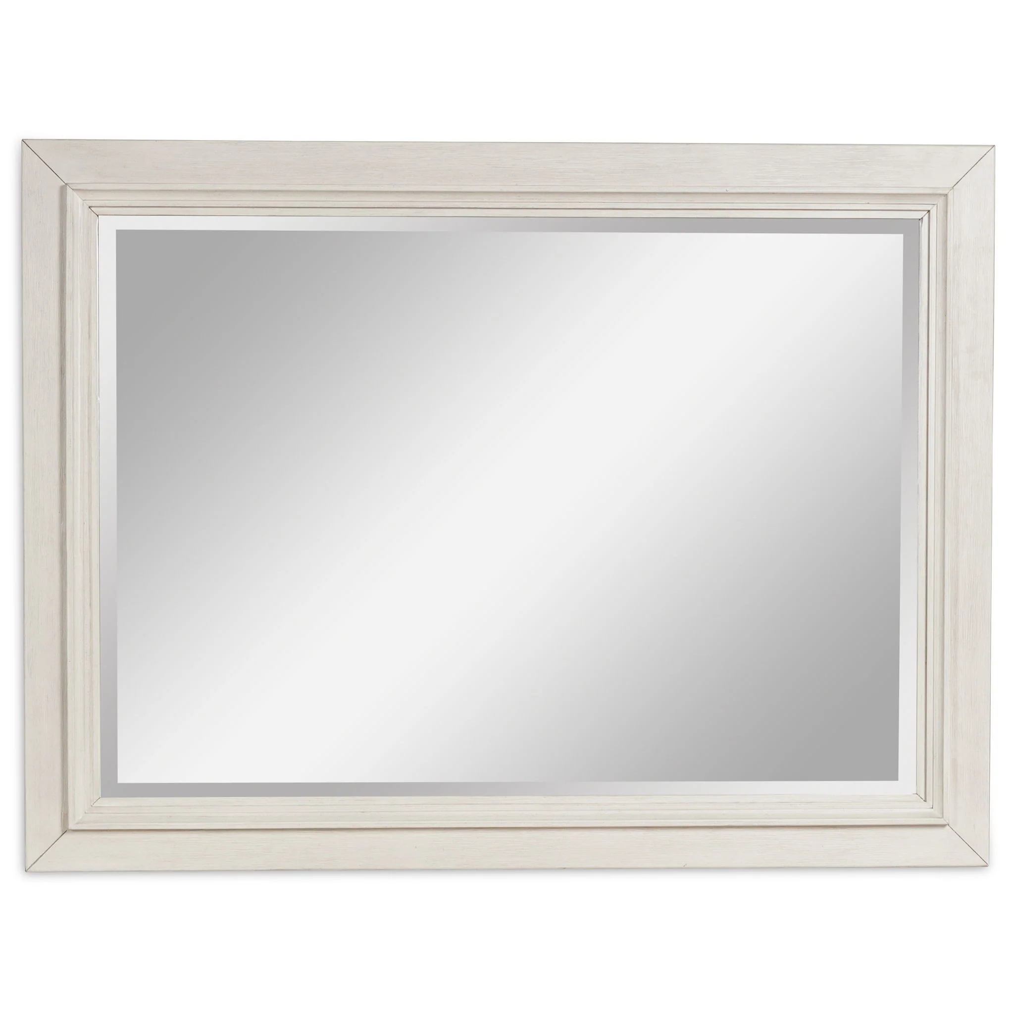 Shaybrock - Antique White / Brown - Bedroom Mirror - Image 2