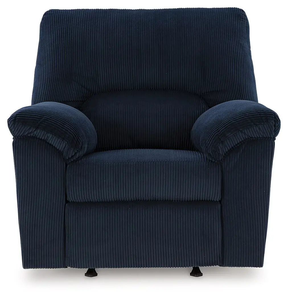 Simplejoy - Navy - Rocker Recliner - Image 4