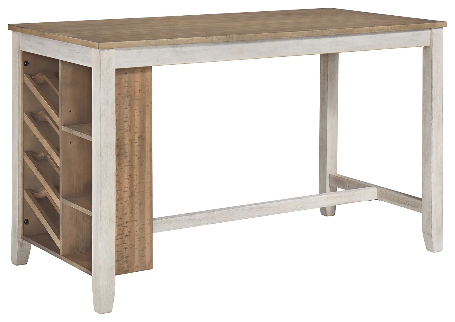Skempton - White - 5 Pc. - Counter Table, 4 Upholstered Stools - Image 2