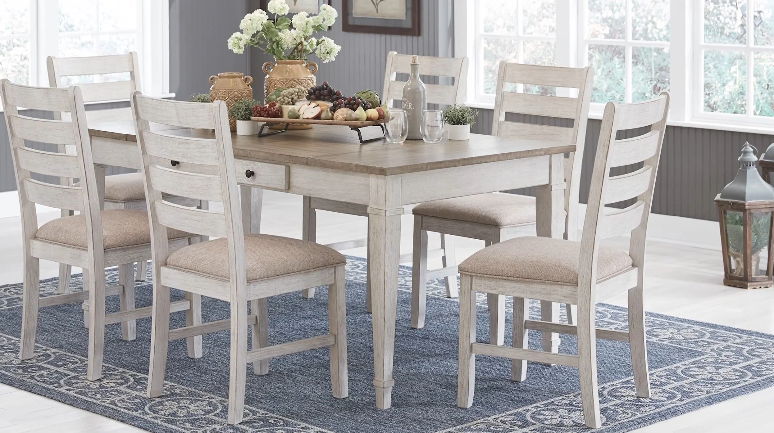 Skempton - White - Upholstered Stool (Set of 2) - Image 5