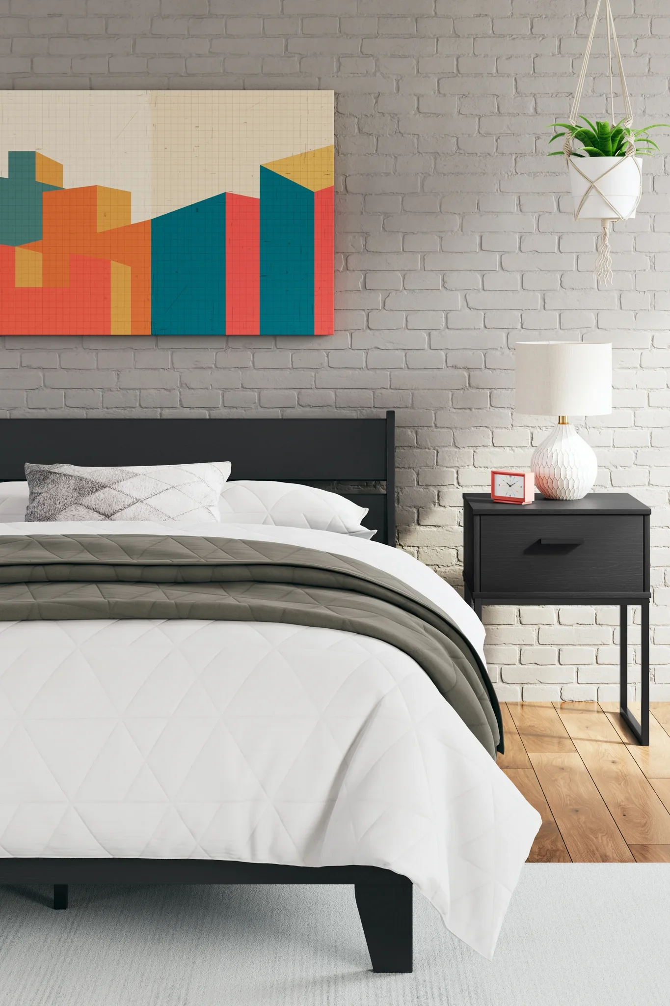 Socalle - Black - Full Panel Platform Bed - Image 10