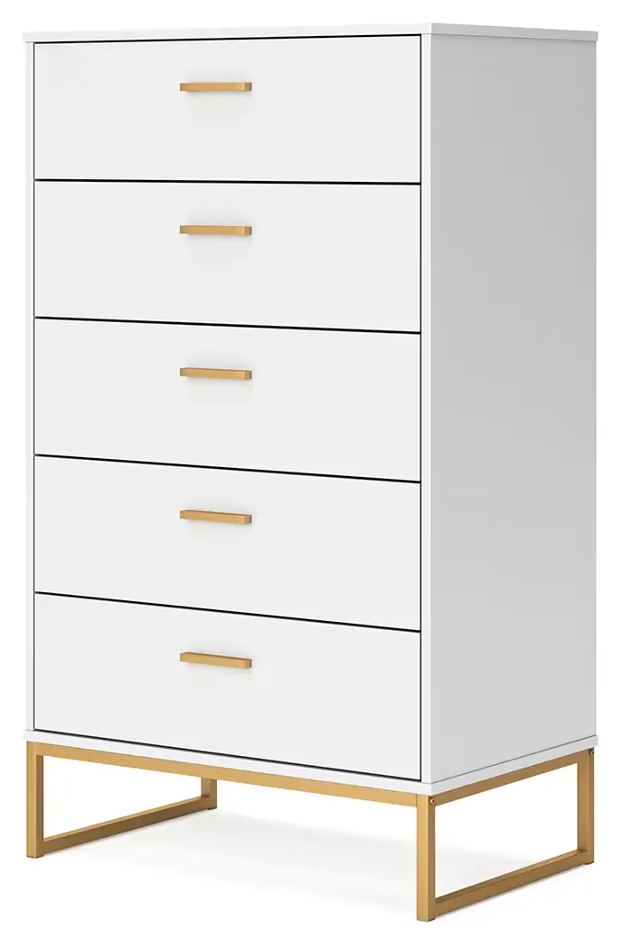 Socalle - Two-tone - Five Drawer Chest - Image 3