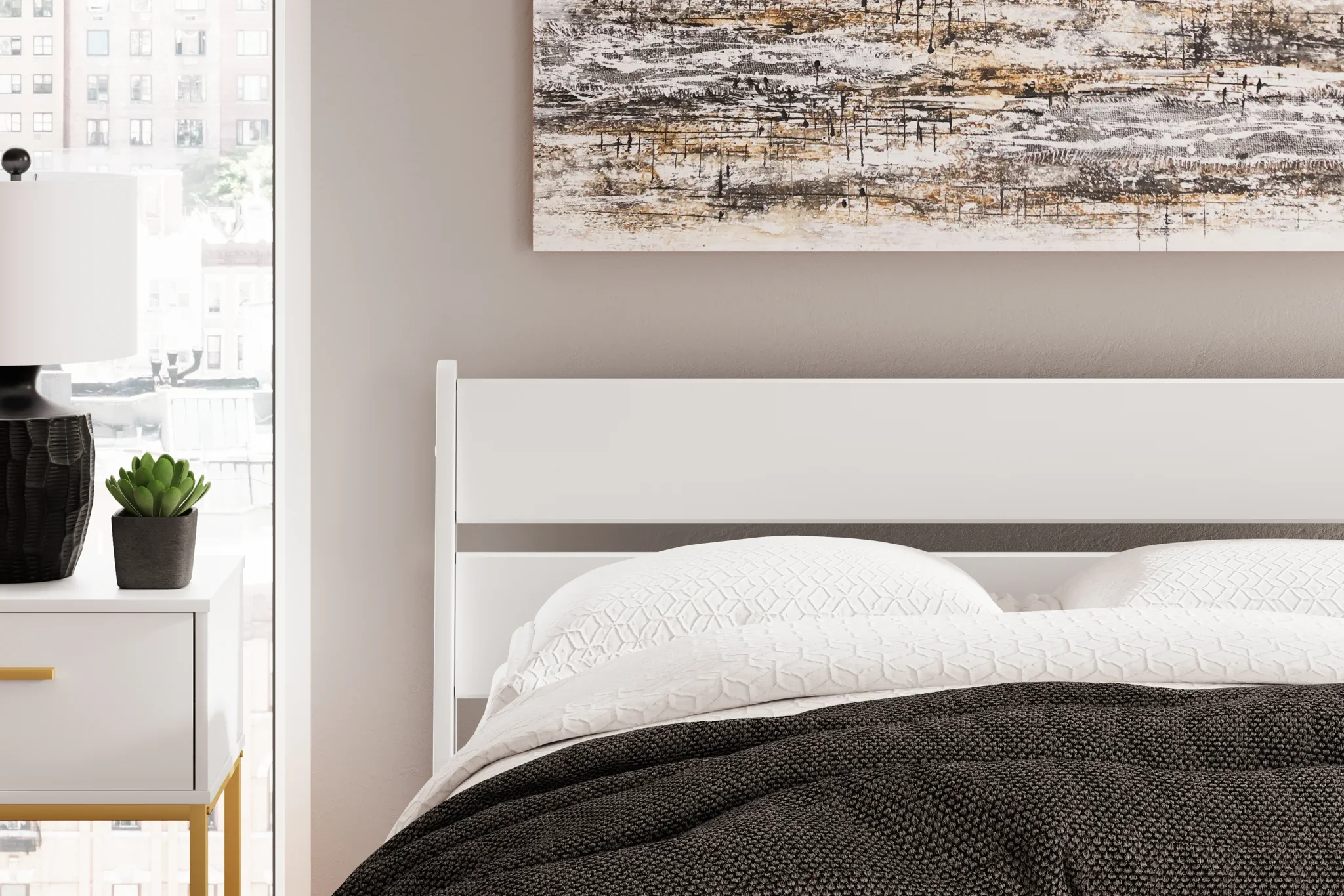 Socalle - Two-tone - Full Panel Platform Bed - Image 9