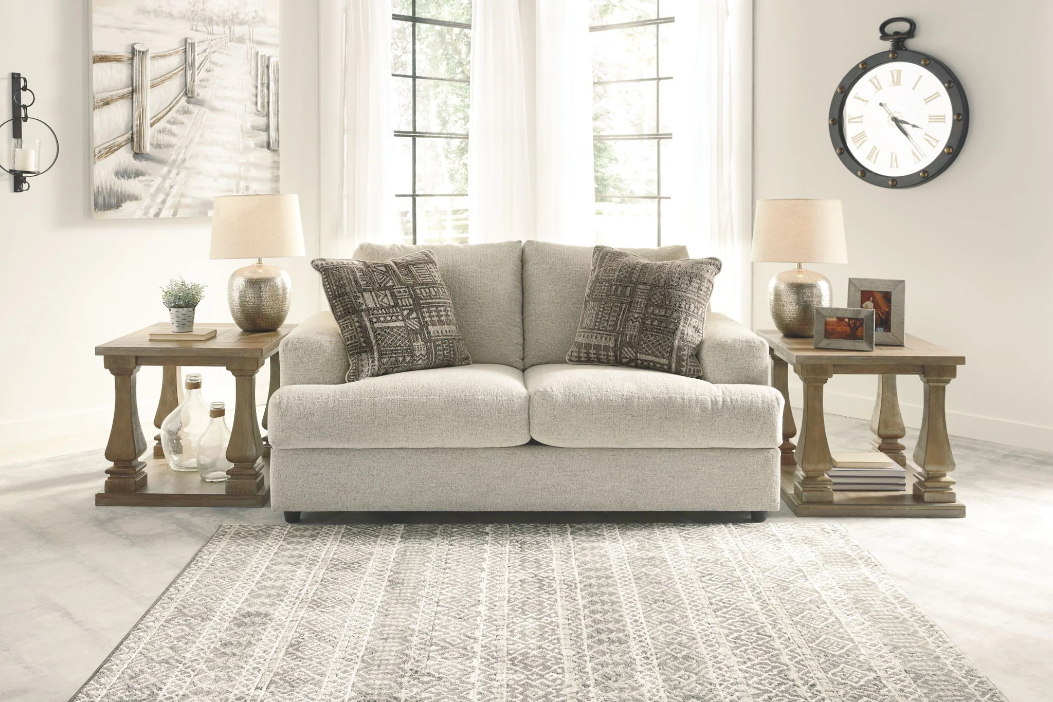 Soletren - Stone - Loveseat - Image 4