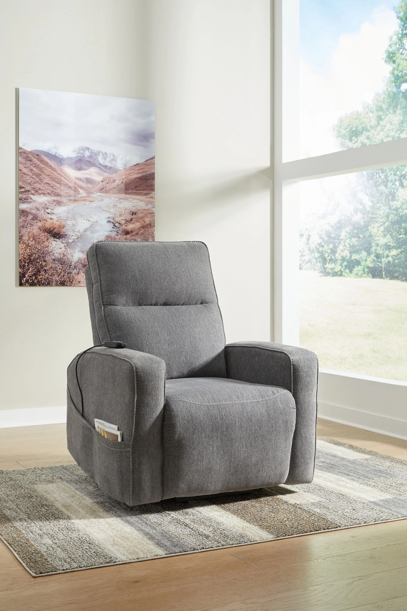 Starganza - Gray - Power Lift Recliner - Image 2