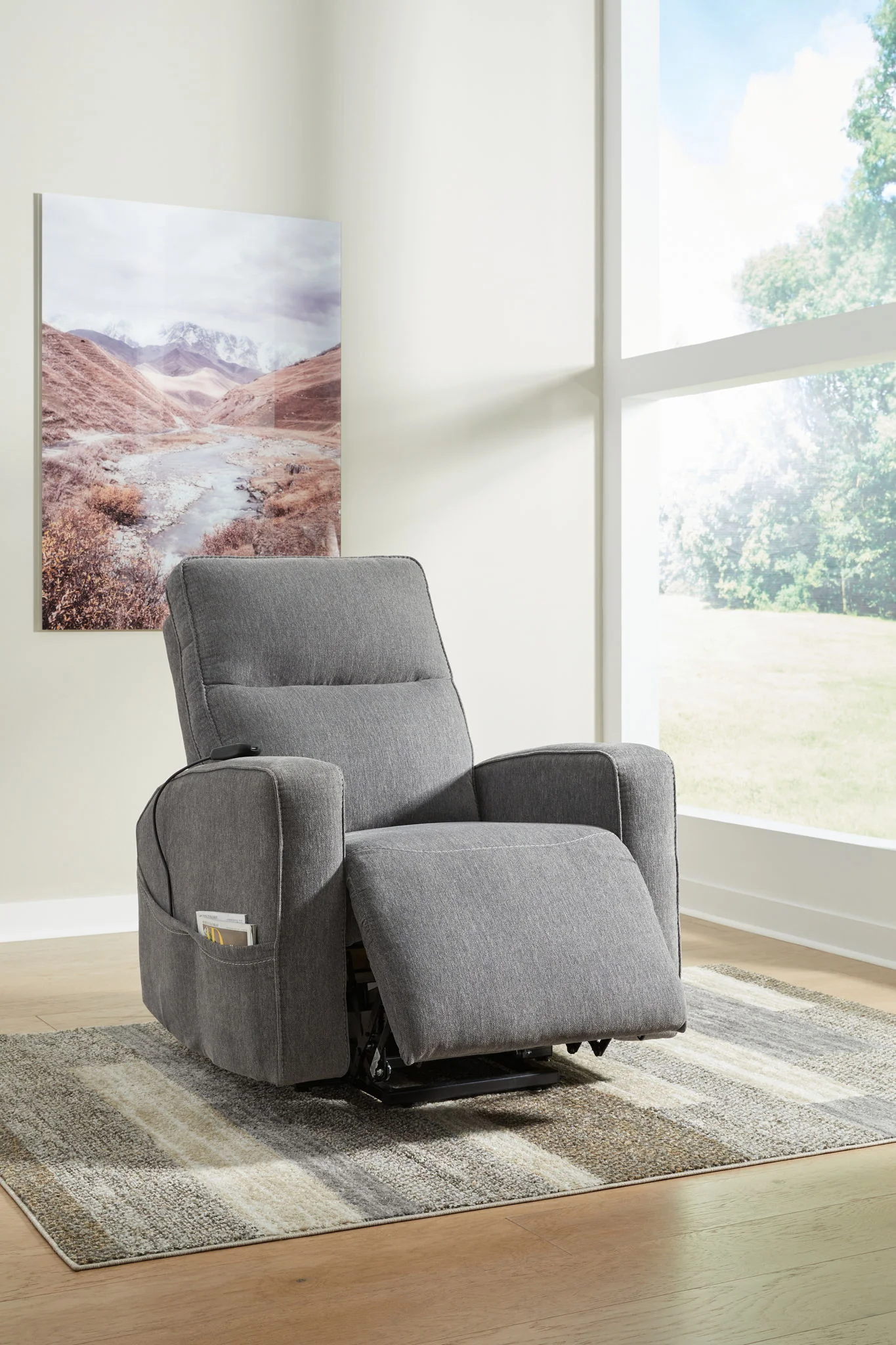 Starganza - Gray - Power Lift Recliner - Image 8