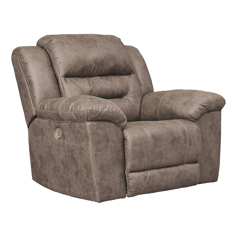 Stoneland - Light Brown - Power Rocker Recliner
