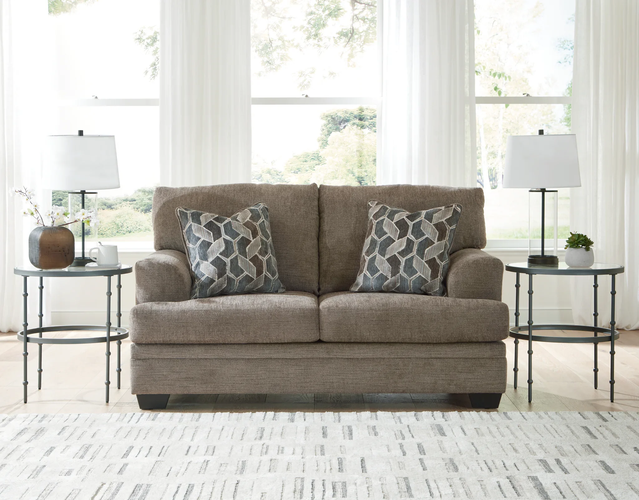 Stonemeade - 2 Pc. - Sofa Chaise, Loveseat - Nutmeg - Image 3
