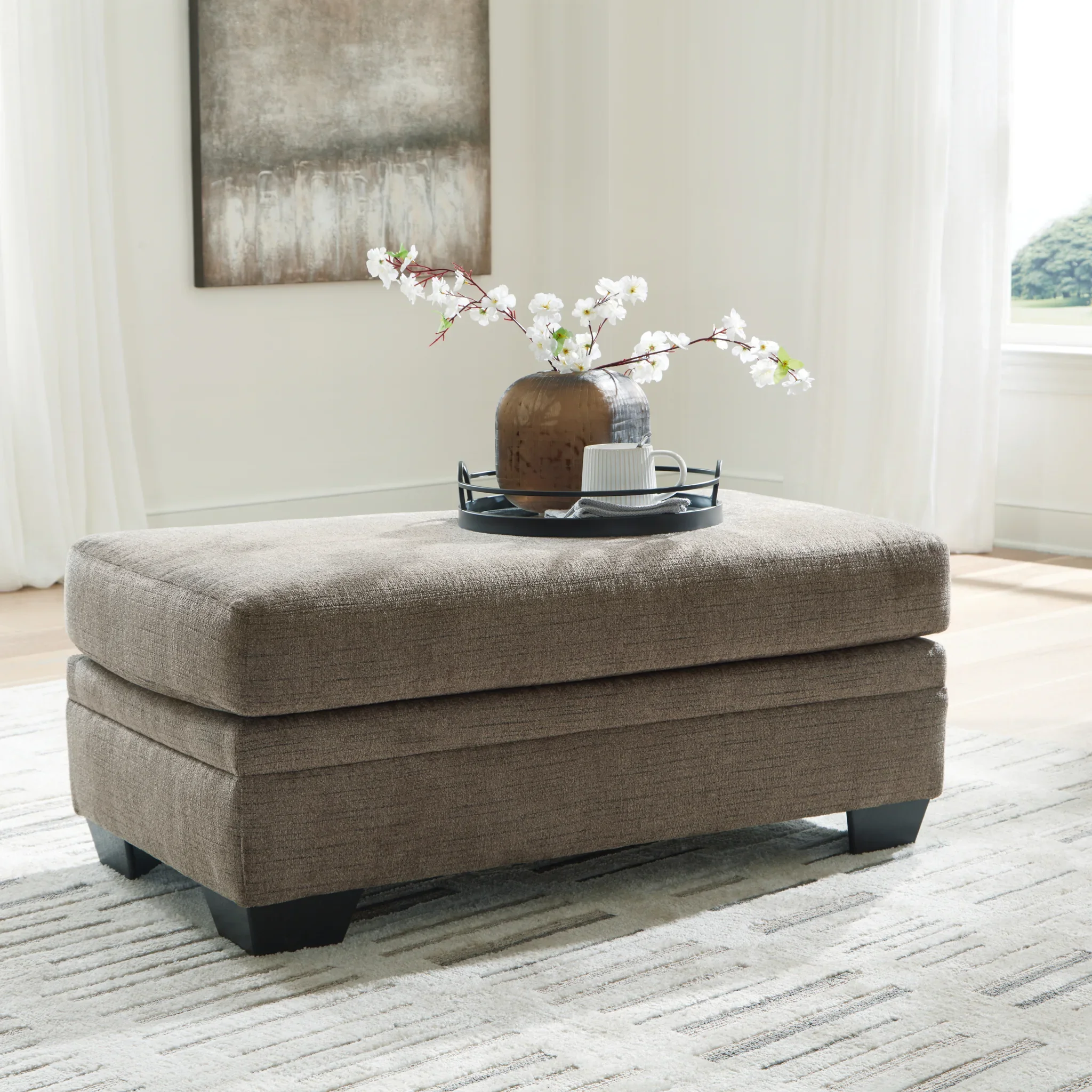 Stonemeade - 4 Pc. - Sofa, Loveseat, Chair And A Half, Ottoman - Nutmeg - Image 14
