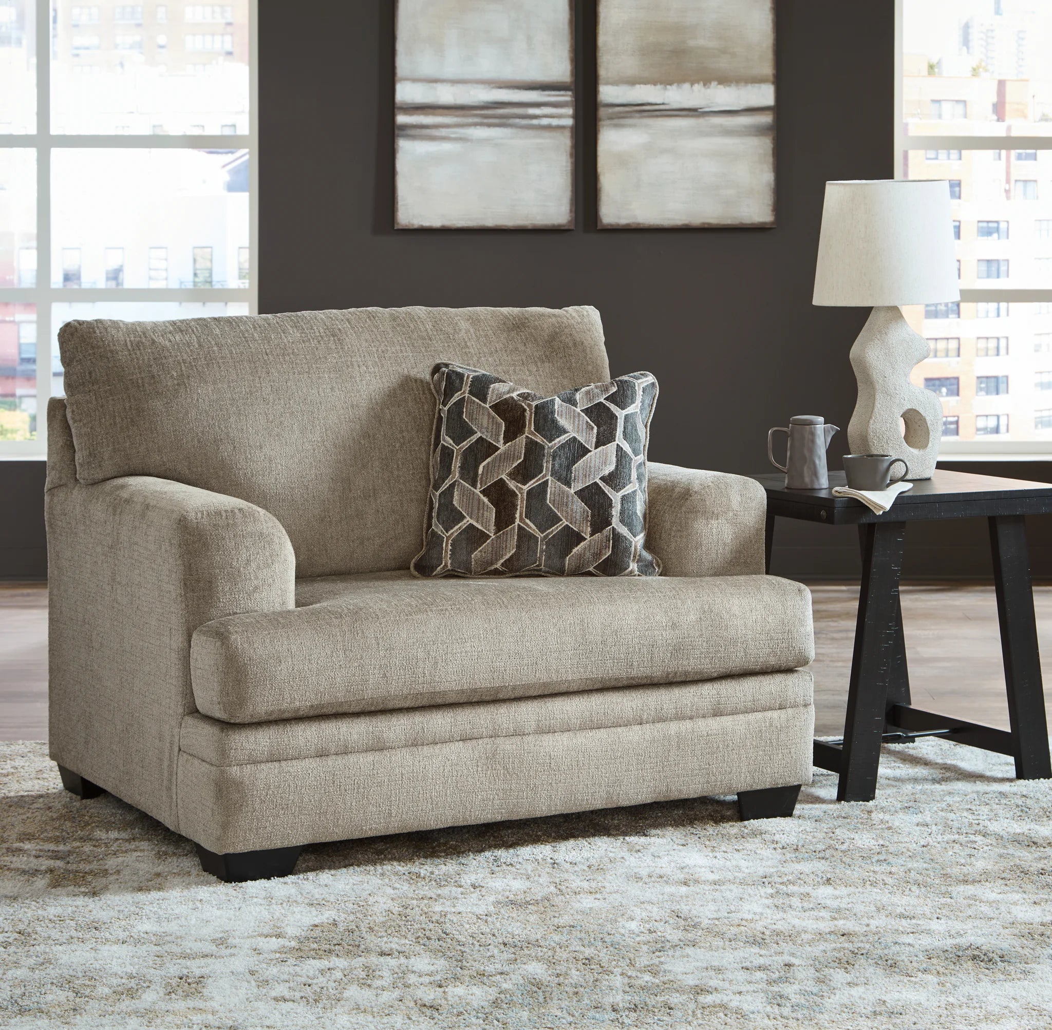 Stonemeade - Chair And A Half - Taupe - Image 2