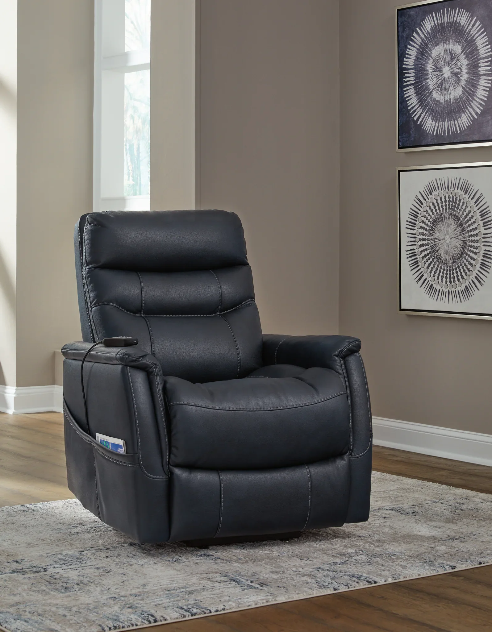 Strawbill - Sapphire - Power Lift Recliner - Image 2