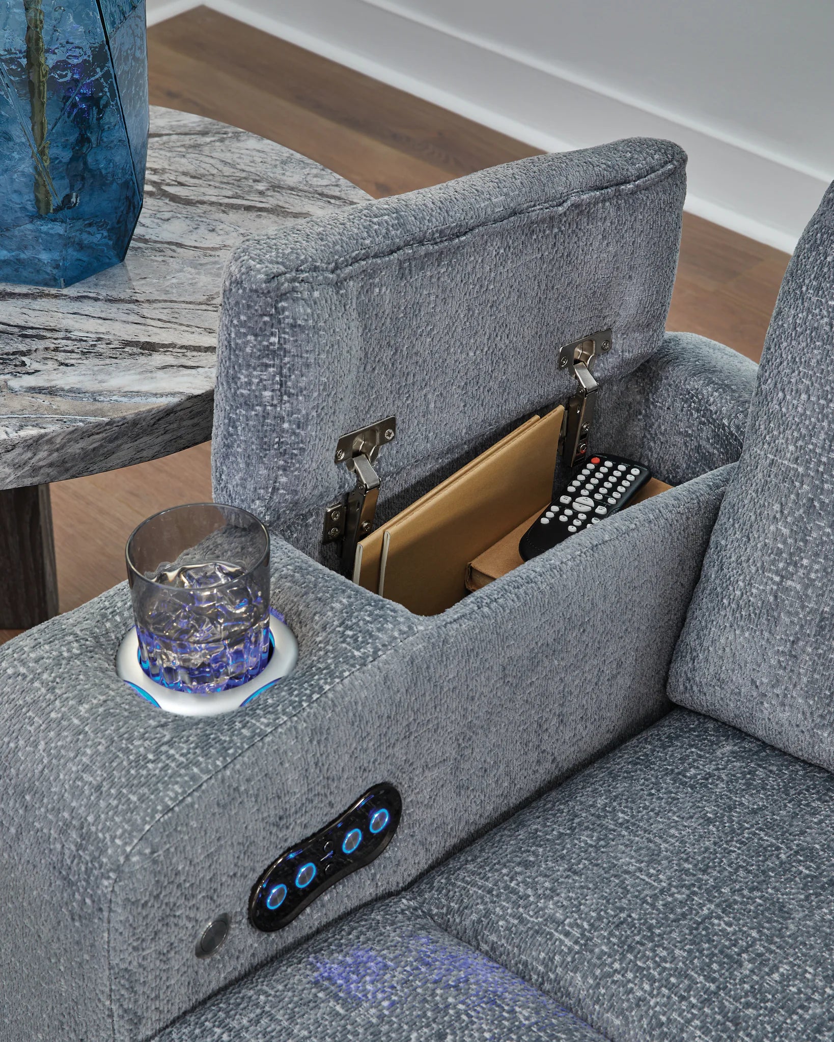 Studio Cave - Steel - Power Recliner - Image 5