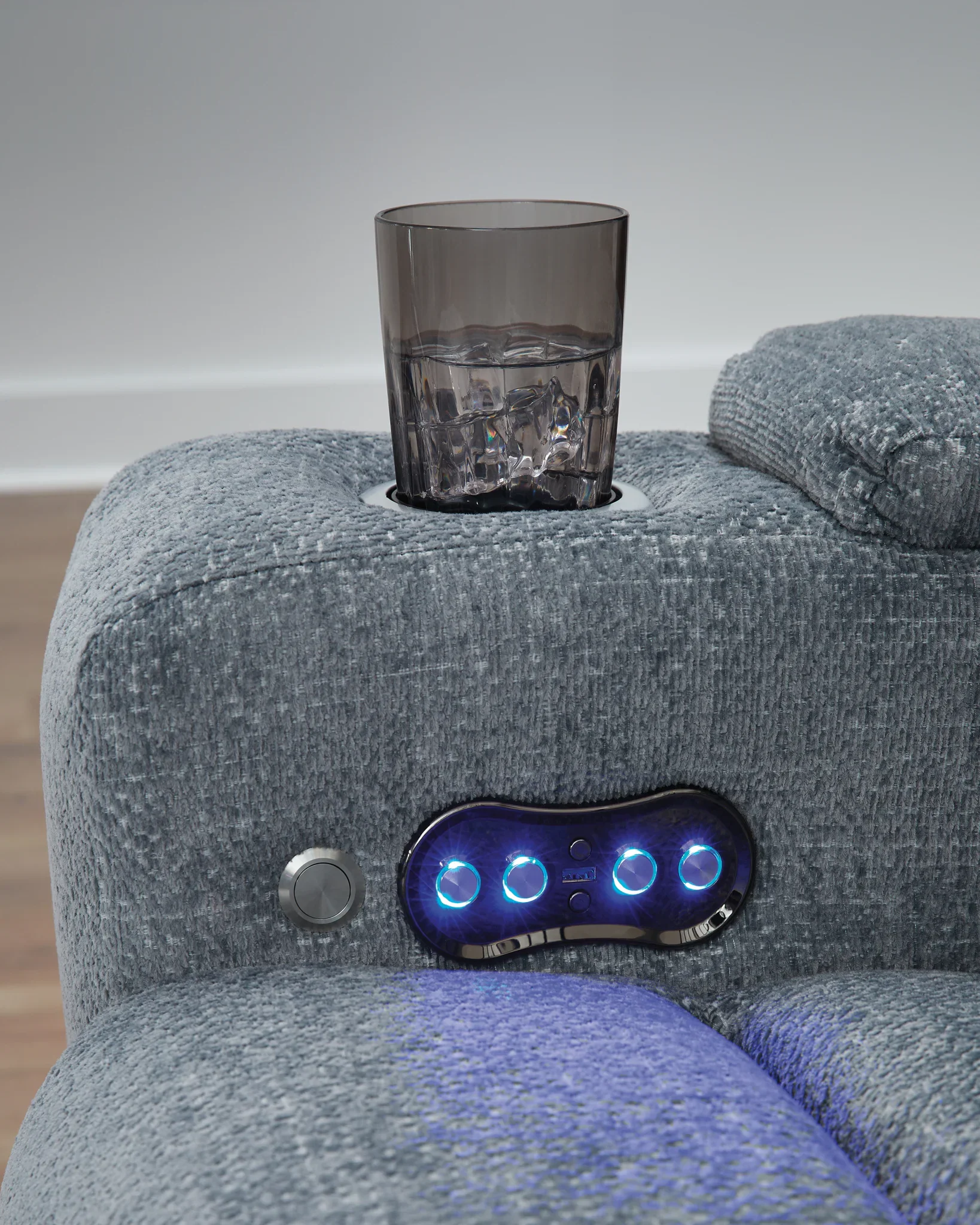 Studio Cave - Steel - Power Reclining Sofa - Image 12