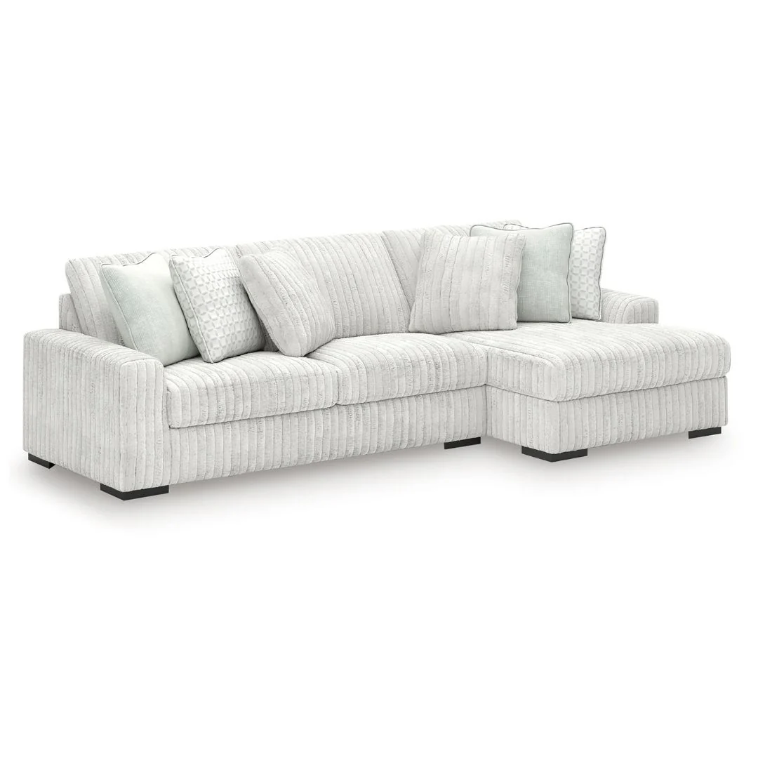 Stupendous - Alloy - 2-Piece Sectional With RAF Corner Chaise
